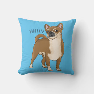 Chihuahua dog cartoon illustration cushion
