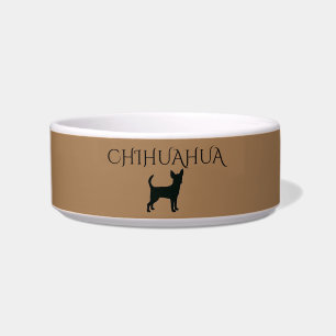 Chihuahua dog ceramic bowl. bowl