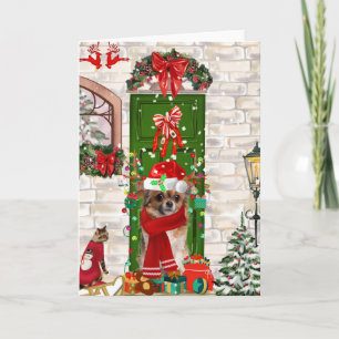 Chihuahua Dog Christmas  Card
