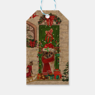 Chihuahua Dog Christmas  Gift Tags