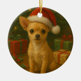 Chihuahua Dog Christmas Ornament