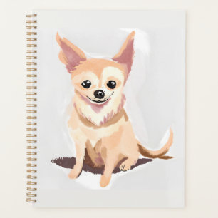 Chihuahua Dog   Cute Dog Pet Puppy Watercolor Planner