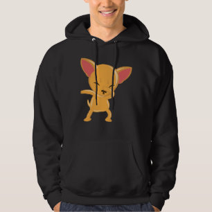 Chihuahua Dog Dabbing Vector Art Hoodie