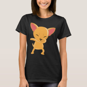 Chihuahua Dog Dabbing Vector Art T-Shirt
