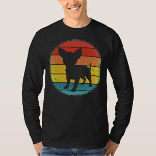 Chihuahua Dog Dad Mum Dog Vintage Retro Dog Mum Da T-Shirt