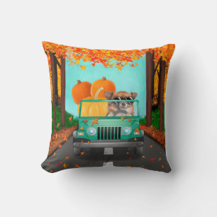 Chihuahua Dog Fall Pumpkin  Cushion