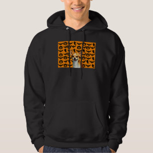 Chihuahua Dog Halloween Face Hoodie