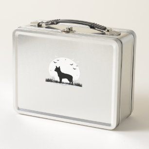 Chihuahua Dog � Halloween Moon Silhouette Classic Metal Lunch Box