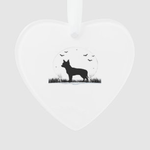 Chihuahua Dog � Halloween Moon Silhouette Classic  Ornament