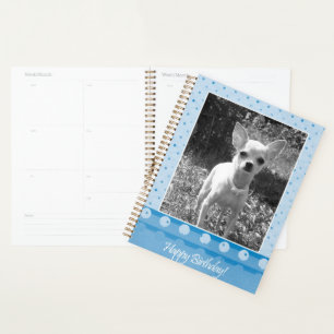 Chihuahua Dog Happy Birthday Planner