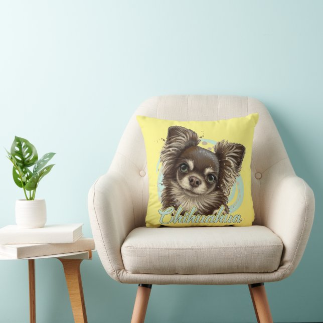 Chihuahua Dog Lover Perfect Present Cushion (Chair)