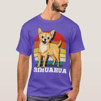 Chihuahua Dog Lover Retro T-Shirt