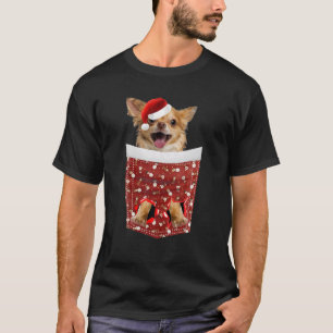 Chihuahua Dog Lovers Christmas Dog Pocket Design G T-Shirt