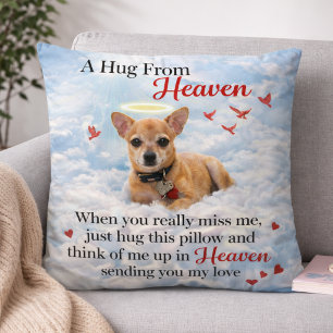 Chihuahua Dog Memorial Pet Loss Sympathy Cushion