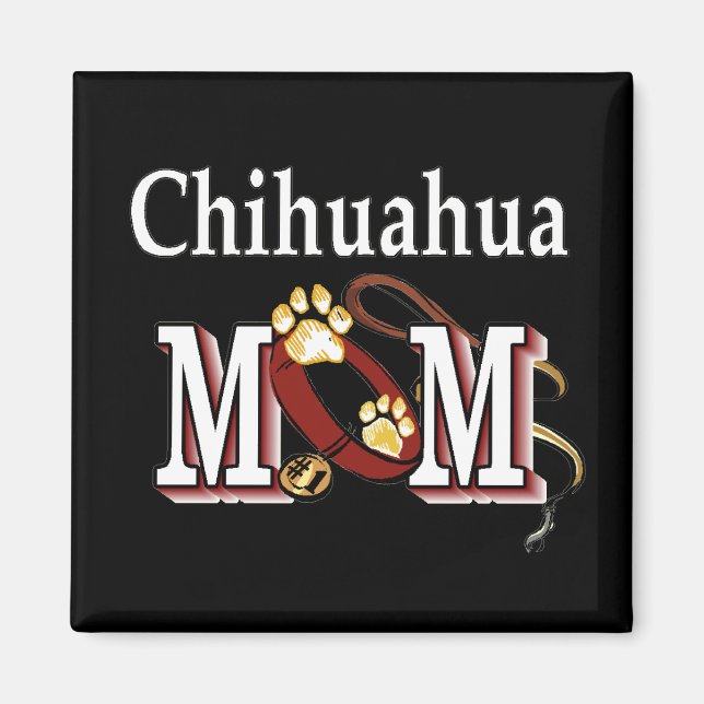 Chihuahua Dog Mom Gifts Magnet (Front)