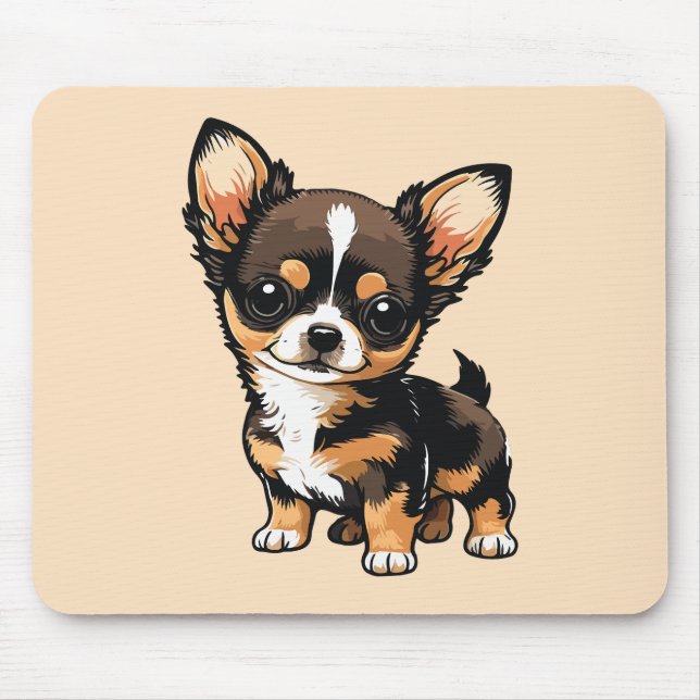 Chihuahua Dog  Mouse Mat (Front)