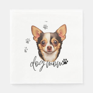 Chihuahua Dog Mum Napkin