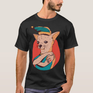 Chihuahua Dog Mum Tattoo T-Shirt