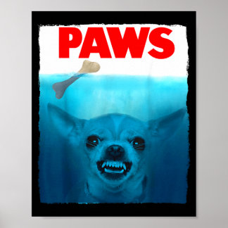 Chihuahua dog paws cute movie poster pet funny Chi