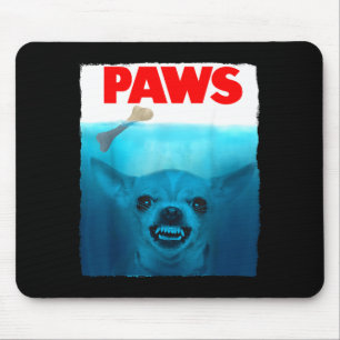 Chihuahua dog paws cute movie poster pet funny Chi Mouse Mat