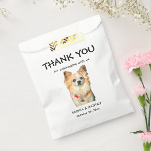 Chihuahua Dog Personalised Thank You Favour Bags