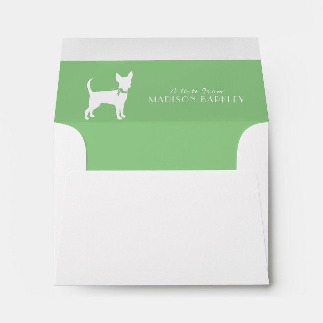 Chihuahua Dog Puppy Envelope (Back (Bottom))