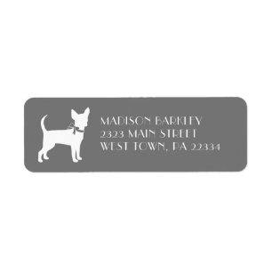Chihuahua Dog Puppy Label