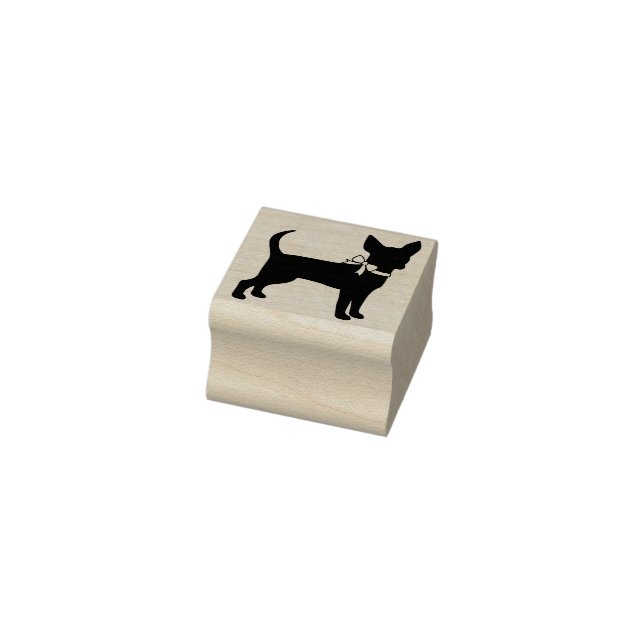 Chihuahua Dog Puppy Rubber Stamp (Stamp)