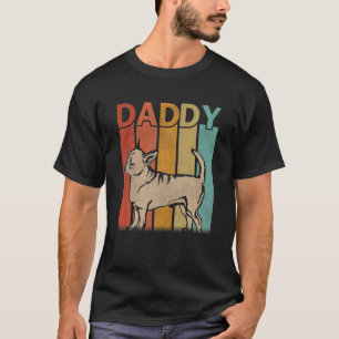 Chihuahua Dog Retro Style Vintage Daddy Graphic Fa T-Shirt