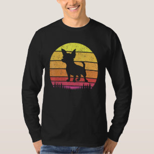 Chihuahua Dog Retro Vintage Silhouette Breed T-Shirt