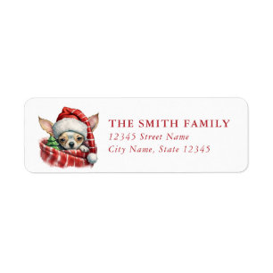 Chihuahua Dog Return Address Labels