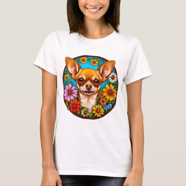 Chihuahua dog T-Shirt (Front)