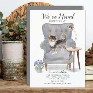 Chihuahua Dog We've Moved Moving Announcement