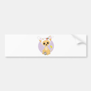 Chihuahua Easter Bumper Sticker