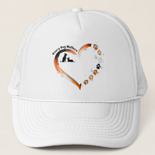Chihuahua Every Dog Matters Heart Dog Paws Trucker Hat