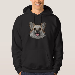 Chihuahua Face Cute Chihuahua Dog Breed Animal For Hoodie