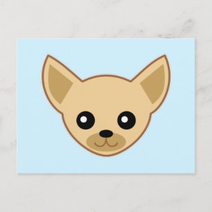 Chihuahua Face Postcard