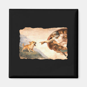Chihuahua funny dog christian christianity god magnet