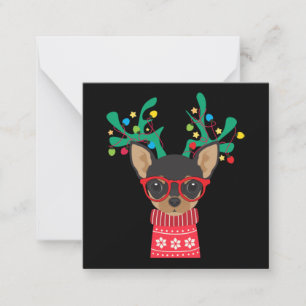 Chihuahua Funny Holiday Xmas Christmas Card