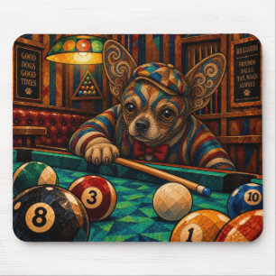 Chihuahua, Geometric Mosaic Mouse Mat
