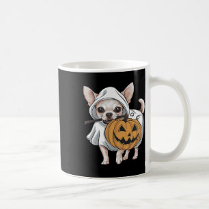 Chihuahua Ghost Dog Halloween Coffee Mug