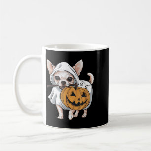 Chihuahua Ghost Dog Halloween Coffee Mug