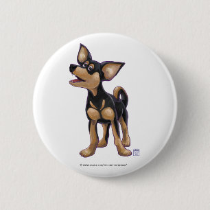 Chihuahua Gifts & Accessories 6 Cm Round Badge