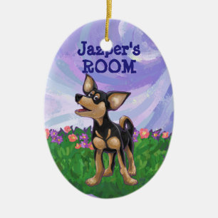 Chihuahua Gifts & Accessories Ceramic Tree Decoration