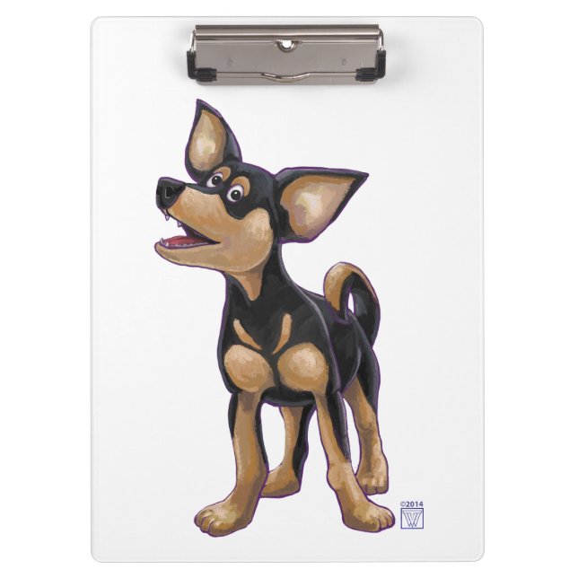 Chihuahua Gifts & Accessories Clipboard (Front)