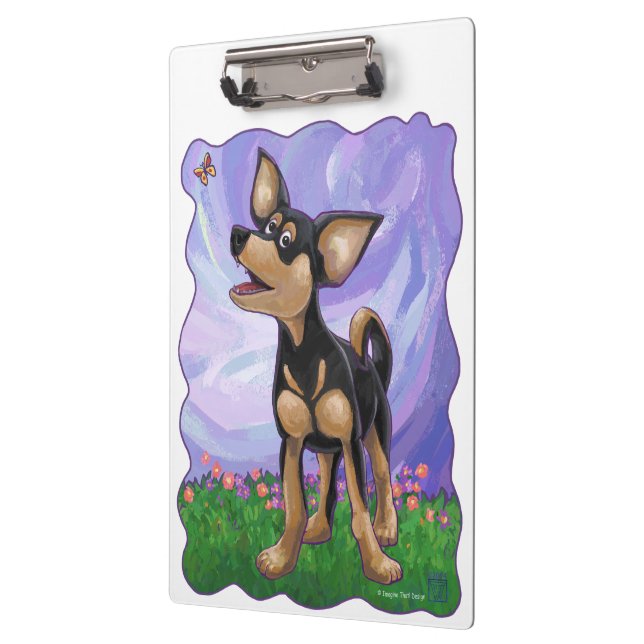 Chihuahua Gifts & Accessories Clipboard (Left)