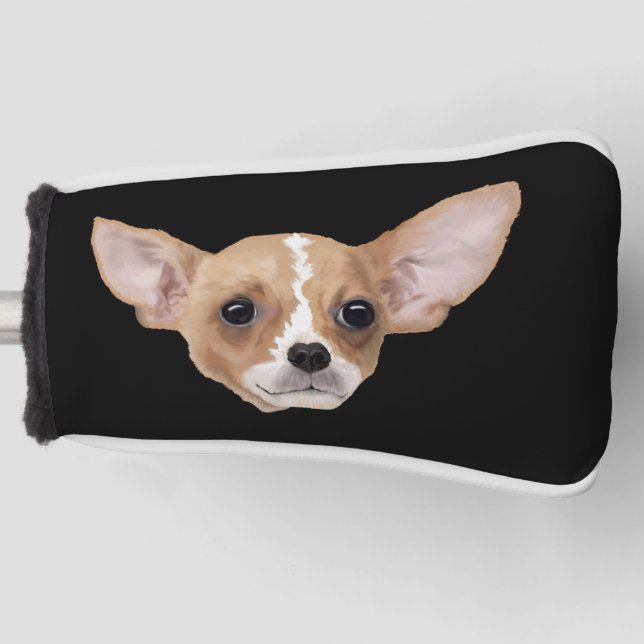 Chihuahua Golf Head Cover (Front)
