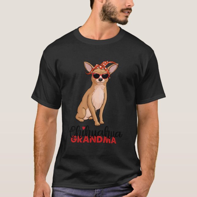 Chihuahua Grandma T-Shirt (Front)