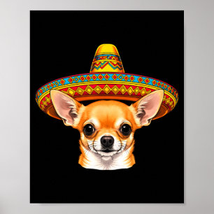 Chihuahua graphic - chihuahua lovers fiesta poster