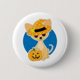 Chihuahua Halloween 6 Cm Round Badge